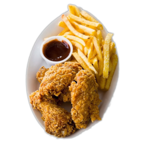 Golden Chiken con papas fritas